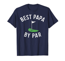 Load image into Gallery viewer, Mens Best Papa By Par Funny Golf Shirt Father's Day Grandpa Gift 148431
