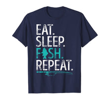 Load image into Gallery viewer, Funny shirts V-neck Tank top Hoodie sweatshirt usa uk au ca gifts for Eat Sleep Fish Repeat T shirt Men Women Kids Fishing Boys 2190409