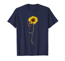 Load image into Gallery viewer, September Leukemia Cancer Awareness Month Sunflower T Shirt