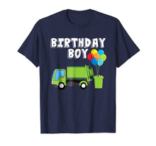 Load image into Gallery viewer, Garbage Truck Birthday Boy Balloons Birthday Party T-Shirt