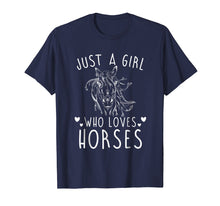 Load image into Gallery viewer, Funny shirts V-neck Tank top Hoodie sweatshirt usa uk au ca gifts for Just A Girl Who Loves Horses Shirt Horseback Riding Gifts 2102493