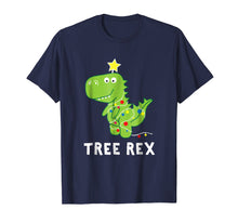 Load image into Gallery viewer, Funny shirts V-neck Tank top Hoodie sweatshirt usa uk au ca gifts for Cute Dinosaur Christmas Shirt: Tree Rex Dinosaur Pun Tee 2051055