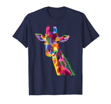 Load image into Gallery viewer, Funny shirts V-neck Tank top Hoodie sweatshirt usa uk au ca gifts for Giraffe Shirt : Colorful Mammal fauna Pop Art Style T-Shirts 1652261