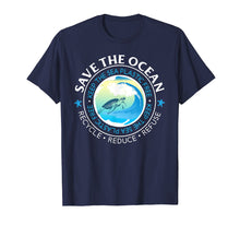 Load image into Gallery viewer, Funny shirts V-neck Tank top Hoodie sweatshirt usa uk au ca gifts for Save The Ocean Keep The Sea Plastic Free Turtle Lover Tshirt 1571240