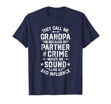 Load image into Gallery viewer, Funny shirts V-neck Tank top Hoodie sweatshirt usa uk au ca gifts for They Call Me Grandpa Partner In Crime T shirt Fathers Day 1905319