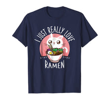 Load image into Gallery viewer, Funny shirts V-neck Tank top Hoodie sweatshirt usa uk au ca gifts for Love Ramen Japanese Noodles T-Shirt Kawaii Anime Cat Gifts 1514539