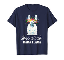 Load image into Gallery viewer, Funny shirts V-neck Tank top Hoodie sweatshirt usa uk au ca gifts for She Is A Bad Mama Llama T shirt 688298