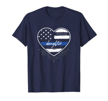 Load image into Gallery viewer, Funny shirts V-neck Tank top Hoodie sweatshirt usa uk au ca gifts for Thin Blue Line Family Daughter USA Flag Heart Gifts T-Shirt 1181400