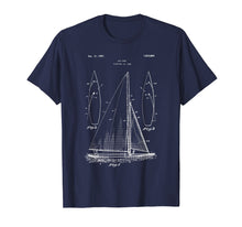 Load image into Gallery viewer, Vintage Sailboat Design Shirt - Old Ocean Boat Sailing Tee