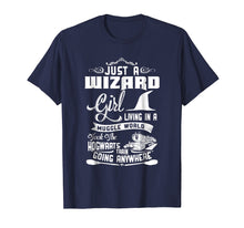 Load image into Gallery viewer, Funny shirts V-neck Tank top Hoodie sweatshirt usa uk au ca gifts for Just a Wizard Girl Tshirt 495470