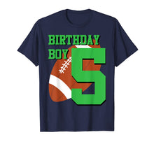 Load image into Gallery viewer, 5th Birthday Football Boy Shirt | 5 year old Field Players 1052662