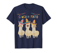 Load image into Gallery viewer, Funny shirts V-neck Tank top Hoodie sweatshirt usa uk au ca gifts for No probLlama Cinco De Mayo Shirt Funny Llama Mexican 5th May 2129249