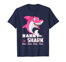 Load image into Gallery viewer, Nanny Shark T-Shirt Gifts Family Shark Halloween Christmas