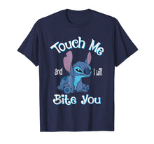 Load image into Gallery viewer, Funny shirts V-neck Tank top Hoodie sweatshirt usa uk au ca gifts for Stitch Touch Me And I Will Bite You Funny shirt for fans 177339