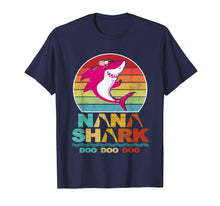 Load image into Gallery viewer, Funny shirts V-neck Tank top Hoodie sweatshirt usa uk au ca gifts for Retro Vintage Nana Shark Shirt Funny Birthday Gifts 1555063