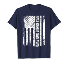 Load image into Gallery viewer, Funny shirts V-neck Tank top Hoodie sweatshirt usa uk au ca gifts for Mens Best Bonus Dad Ever American Flag Tshirt Father Day Gift 259262
