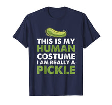 Load image into Gallery viewer, This Is My Human Costume I'm Really A Pickle T-Shirt