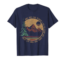 Load image into Gallery viewer, Into The Forest I Go Funny Hiking Camping T-shirt 156444