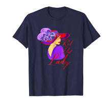 Load image into Gallery viewer, Red Hat Elegant Lady Vintage Style T Shirt
