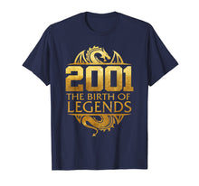 Load image into Gallery viewer, Funny shirts V-neck Tank top Hoodie sweatshirt usa uk au ca gifts for 2001 The Birth Of Legends Gift For 18 Yrs Years Old 18th 2941256