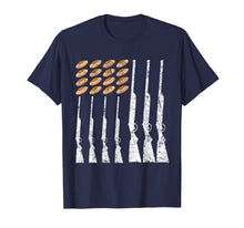 Load image into Gallery viewer, Funny shirts V-neck Tank top Hoodie sweatshirt usa uk au ca gifts for TRAP SHOOTING CLAY PIGEON AMERICAN FLAG DISTRESSED T-SHIRT 1199377