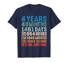 Load image into Gallery viewer, 4 Years Old 4th Birthday Vintage Retro T Shirt 48 Months
