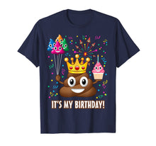 Load image into Gallery viewer, It's My Birthday Poop Emoji T-Shirt