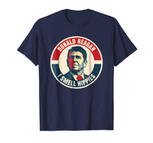 Load image into Gallery viewer, Funny shirts V-neck Tank top Hoodie sweatshirt usa uk au ca gifts for President Ronald Reagan Tee I Smell Hippies T Shirt 807415
