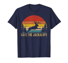 Load image into Gallery viewer, Retro vintage save the Jackalope tshirt for camping-lovers, T-Shirt 169265
