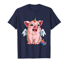Load image into Gallery viewer, Funny shirts V-neck Tank top Hoodie sweatshirt usa uk au ca gifts for Pig Shirts for Girls Kids Women Pig Unicorn Piggycorn Gifts 609240