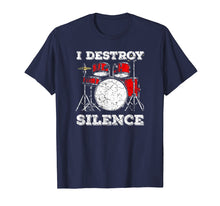 Load image into Gallery viewer, Drum Kit T-Shirt Percussionist Drummer Quote Apparel T-Shirt