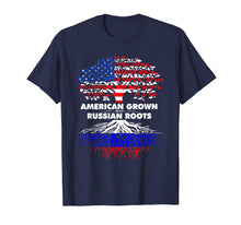 Load image into Gallery viewer, Funny shirts V-neck Tank top Hoodie sweatshirt usa uk au ca gifts for Russia Roots US Flag Gift Souvenir T-Shirt 1711135