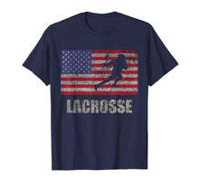 Load image into Gallery viewer, Funny shirts V-neck Tank top Hoodie sweatshirt usa uk au ca gifts for Lacrosse American Flag T-Shirt USA Flag Fan Vintage Retro 1878423