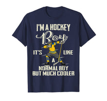 Load image into Gallery viewer, Hockey Boy Gifts Funny Dabbing Player Shirt Boys Kids Bzr