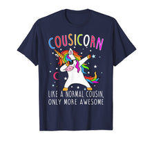 Load image into Gallery viewer, Cousicorn Like A Normal Cousin Only More Awesome Unicorn Tee