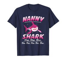 Load image into Gallery viewer, Funny shirts V-neck Tank top Hoodie sweatshirt usa uk au ca gifts for Nanny Shark Doo Doo Doo T-Shirt 1590678