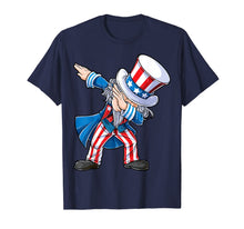 Load image into Gallery viewer, 4th of july shirts for kids Dabbing Uncle Sam Boys Men Gifts 209656