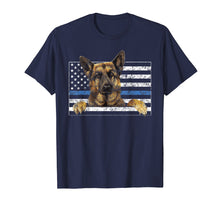 Load image into Gallery viewer, Funny shirts V-neck Tank top Hoodie sweatshirt usa uk au ca gifts for Thin Blue Line K9 Shirt German Shepherd Police Officer Gifts T-Shirt 2506944