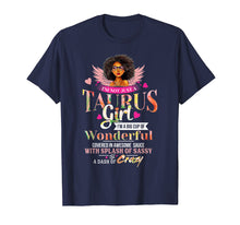 Load image into Gallery viewer, Taurus Girl T-Shirt Black Women Gifts For April May Birthday