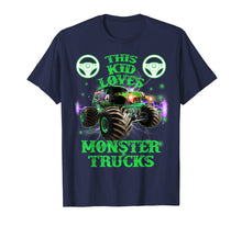 Load image into Gallery viewer, Funny shirts V-neck Tank top Hoodie sweatshirt usa uk au ca gifts for This Kid Loves Monster Trucks T Shirt Gift for Boys Girls 536747