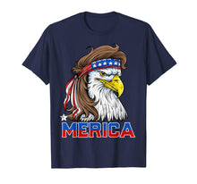 Load image into Gallery viewer, Funny shirts V-neck Tank top Hoodie sweatshirt usa uk au ca gifts for Eagle Mullet Merica Shirt Men 4th of July American Flag USA 483510