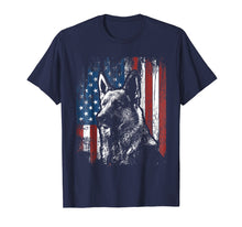 Load image into Gallery viewer, Patriotic German Shepherd American Flag Shirt Dog Gifts