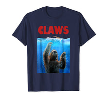 Load image into Gallery viewer, Funny shirts V-neck Tank top Hoodie sweatshirt usa uk au ca gifts for T-Shirt - Sloth Terrorizing Swimmer, Beware of Claws 1367068