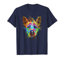 Load image into Gallery viewer, Funny shirts V-neck Tank top Hoodie sweatshirt usa uk au ca gifts for Splash Art Cattle Dog T-Shirt | Blue heeler Lover Gifts 399555