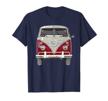 Load image into Gallery viewer, Vintage 1960s Hippie Red Micro Bus Van T-Shirt Gift