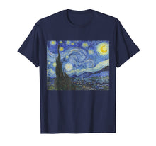 Load image into Gallery viewer, Funny shirts V-neck Tank top Hoodie sweatshirt usa uk au ca gifts for The Starry Night by Vincent Van Gogh | Famous Painting Shirt 352640