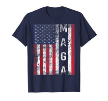 Load image into Gallery viewer, Funny shirts V-neck Tank top Hoodie sweatshirt usa uk au ca gifts for Donald Trump Maga American Flag Shirt 1592422