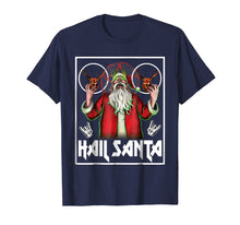 Load image into Gallery viewer, Funny shirts V-neck Tank top Hoodie sweatshirt usa uk au ca gifts for Hail Santa Sleigher Heavy Metal Ugly Christmas Shirt 77605