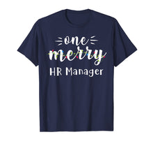 Load image into Gallery viewer, One Merry HR Manager Job Xmas Lights Christmas Gifts T-Shirt