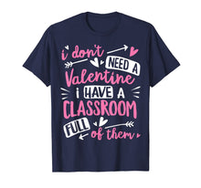Load image into Gallery viewer, Teacher Valentines Day Funny Classroom School Gift Women Men T-Shirt-1193716